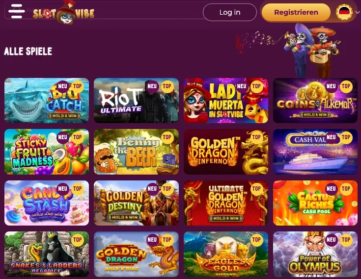 SlotVibe Spiele games
